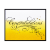Spellbinders Copperplate Congratulations Press Plate BP-099