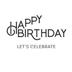 Spellbinders Happy Birthday Celebrate Press Plate BP-038