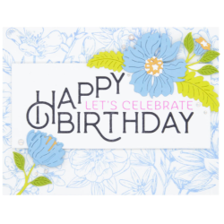 Spellbinders Happy Birthday Celebrate Press Plate BP-038