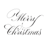 Spellbinders Copperplate Merry Christmas Press Plate BP-177