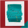 Spellbinders Copperplate Merry Christmas Press Plate BP-177