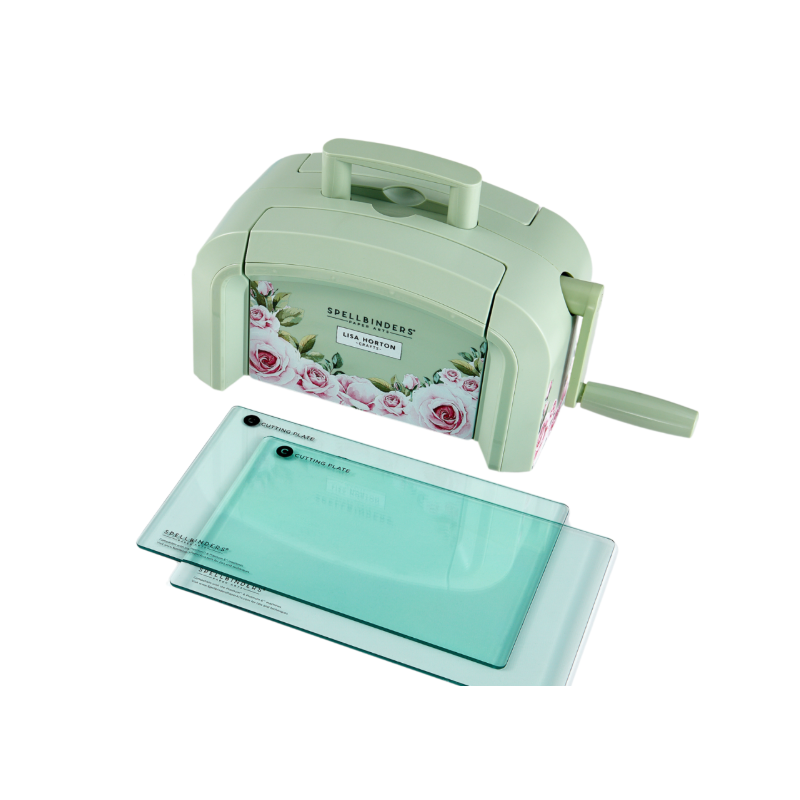 Spellbinders 6" Platinum SIX Die Cutting & Embossing Machine - Lisa Horton Crafts Special Edition Sage Green PE-119