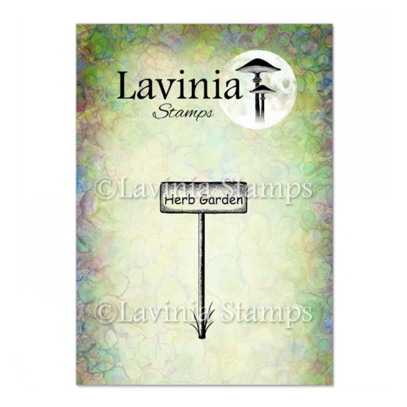 Lavinia Herb Garden Sign Stamp