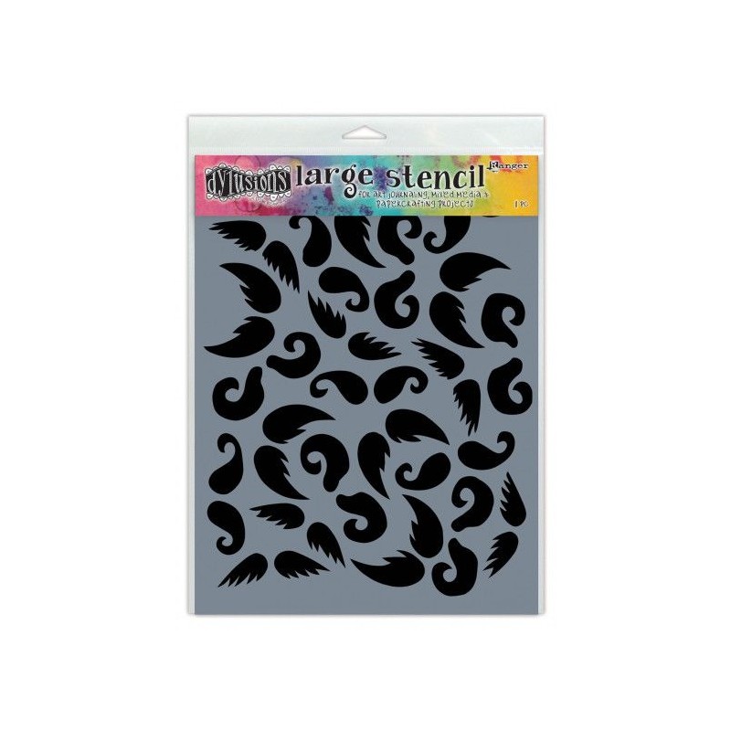 Ranger • Dylusions STOR stencil stash of tache large