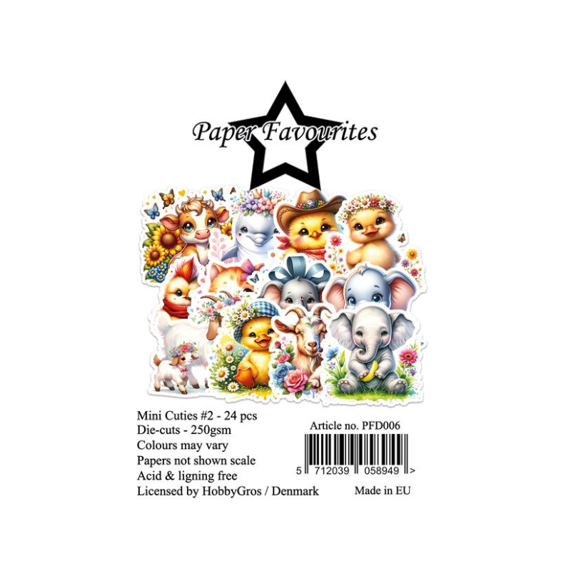Paper Favourites Die-Cuts "Mini Cuties 2" PFD006