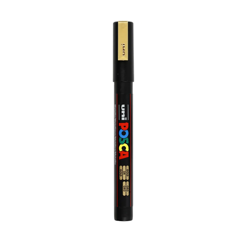 Posca Marker PC-3M Akrylpenna  spets 0,9-1,3 mm, Guld
