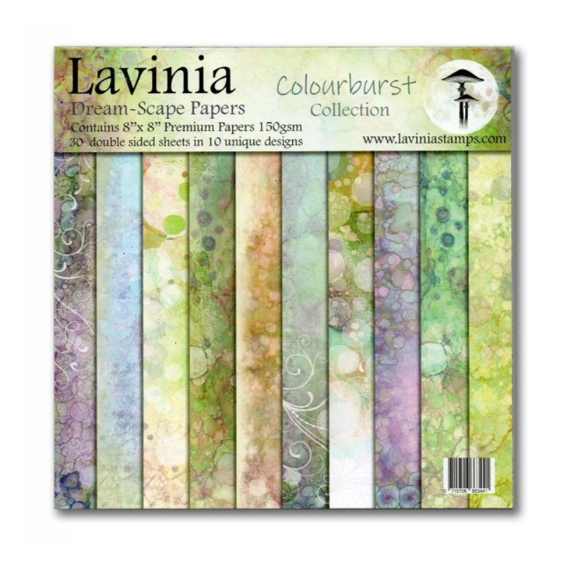 Lavinia Dreamscape Papers. 8x8 The Colourburst Collection