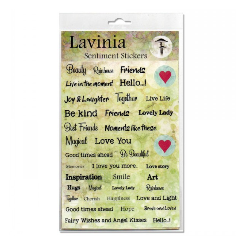 Lavinia Stickers Sentiment Journalling 1 ark LSTS001