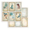 Stamperia Masquerade 12x12 Inch Paper Sheets 6 Cards (1pcs) (SBB1045)