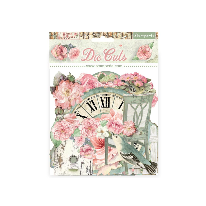 Stamperia House of Roses Die Cuts (38pcs) (DFLDC114)