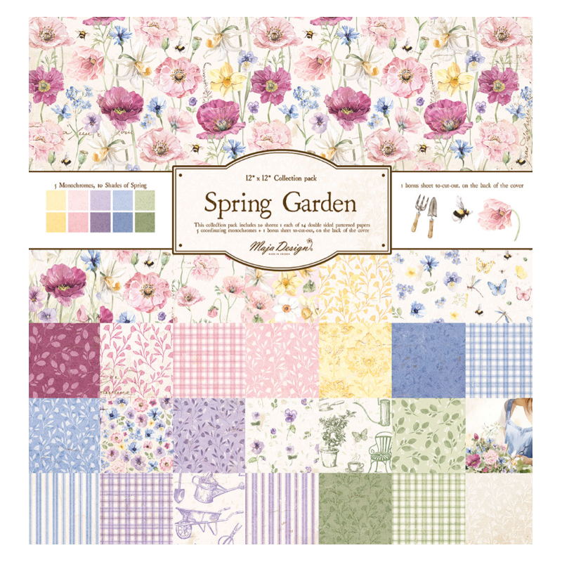 Maja Design 12x12" Collection pack - Spring Garden