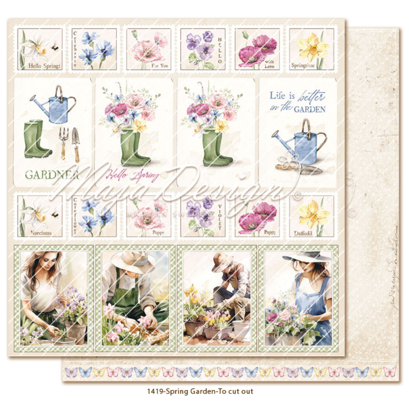 Maja Design 1 st Bild Ark 12x12 Spring Garden
