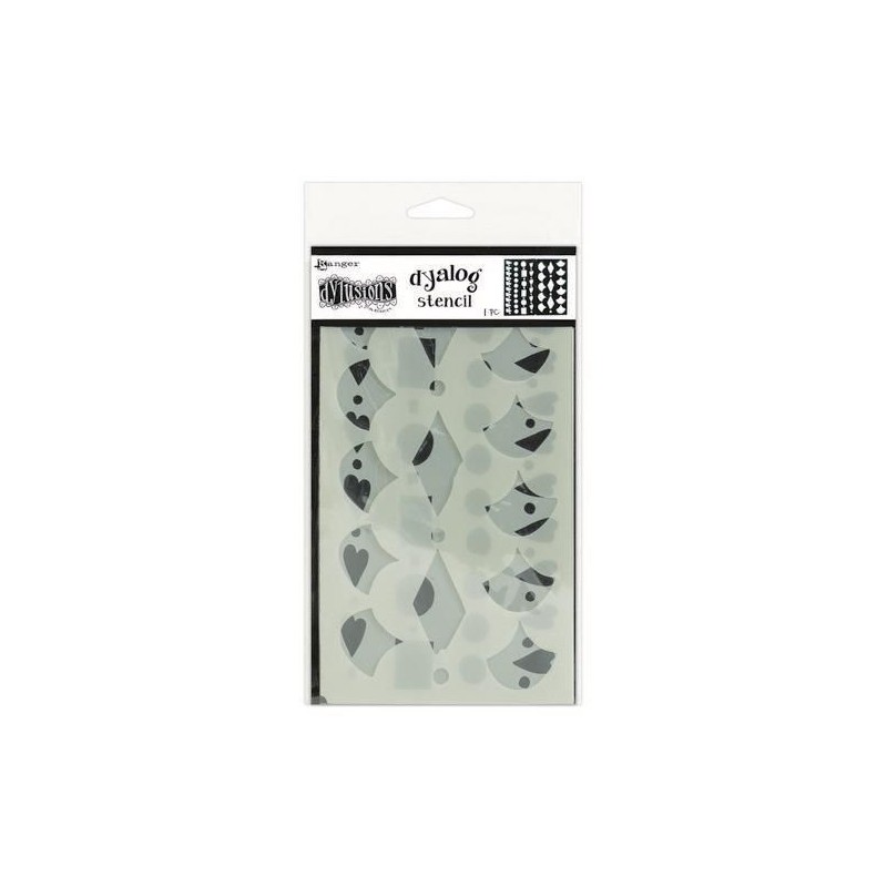 Ranger Dylusions Dyalog Stencil Set Border It Too Dyan Reaveley