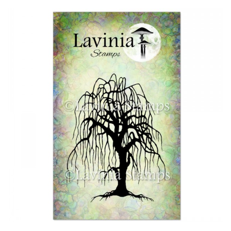 Lavinia Weeping Willow Tree Stamp LAV296