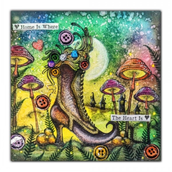 Lavinia Snailcap Mushrooms Stamp