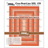 Crealies • Cutting Die Rectangles With Postage Stamp Border