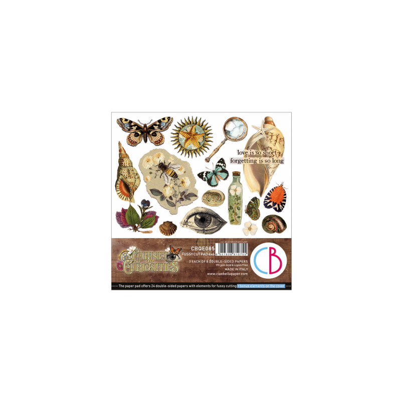 Ciao Bella 6x6 Fussy Cut Cabinet of curiosities