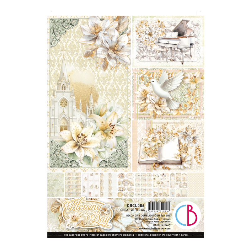 Ciao Bella A4 Creative pad Blessing day
