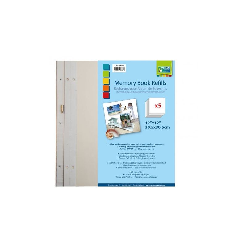 Vaessen Creative Memory Book refills 12x12"