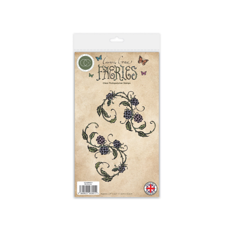 Fairies A6 Clear Photopolymer Stamps Blackberries (CCLGSTMP012)