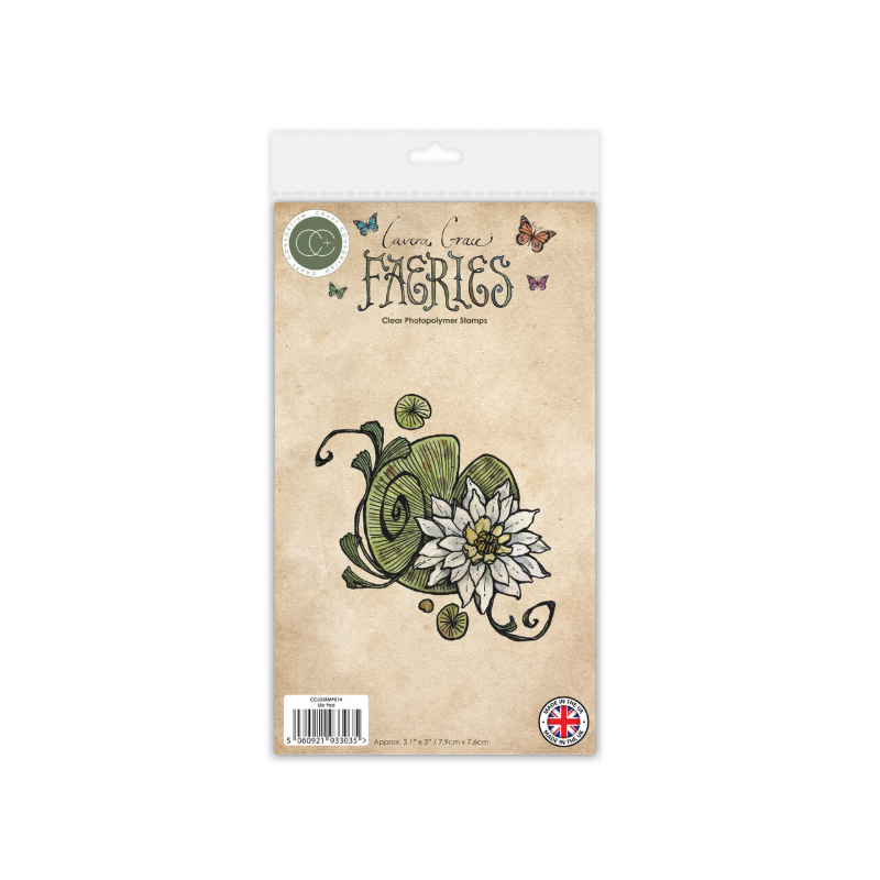 Fairies A6 Clear Photopolymer Stamps Lily Pad (CCLGSTMP014)
