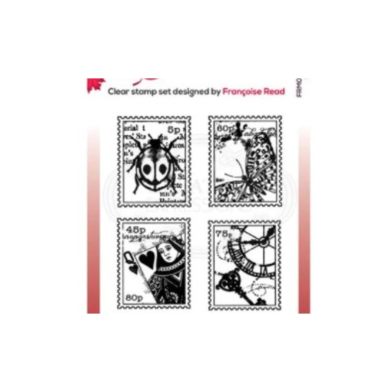 Woodware Clear stamp MINI "Postage" 9,6x6,6cm