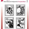 Woodware Clear stamp MINI "Postage" 9,6x6,6cm