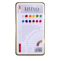 Nuvo • Watercolour pencils Elementary midtones