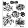 Ranger Dylusions Dyalog Cling Stamp Set Foliage Fillers Dyan Reaveley