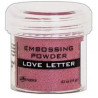 Ranger • Embossing powder metallic love letter