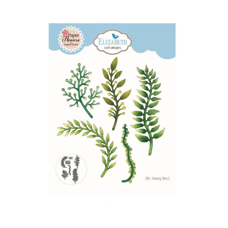 Elizabeth Craft design Spring Blossom Die Greenery Fillers 2 (2246)