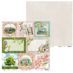 Breathe and Bloom 12x12 Inch Paper Pad (P13-BLO-08)