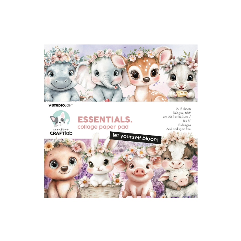 Creative Craftlab • Essentials Collage Paper Pad Let Yourself Bloom