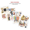 Ciao Bella - Junk Journal A4 Ephemera Book - Back to School A4 32/Pkg