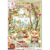 Ciao Bella - Junk Journal A4 Ephemera Book - Woodland Party A4 32/Pkg