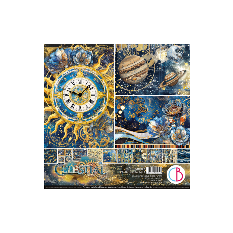 Ciao Bella 12x12 PATTERNS pad Celestial