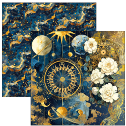 Ciao Bella 12x12 PATTERNS pad Celestial