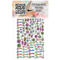 Aall and Create Wild Elements A6 Ephemera Die-Cuts Bohemians (AALL-EP-91)