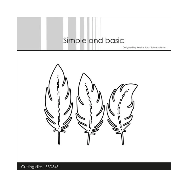 Simple and Basic die "Feathers" SBD543