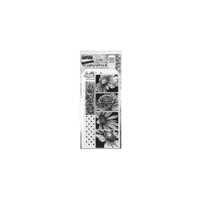 Tim Holtz Stamps/Stencil THMM181