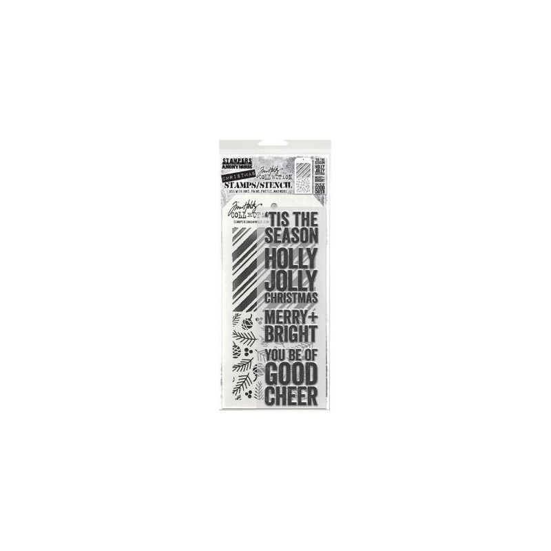 Tim Holtz Stamps/Stencil THMM179