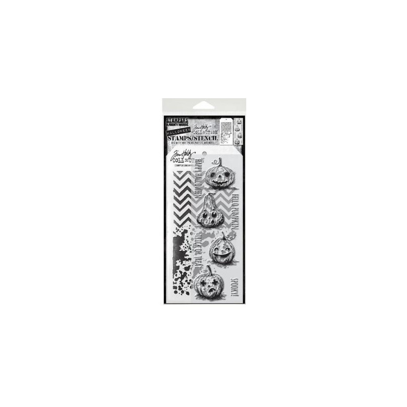 Tim Holtz Stamps/Stencil THMM127