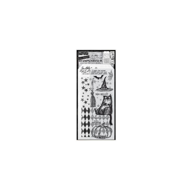 Tim Holtz Stamps/Stencil THMM125