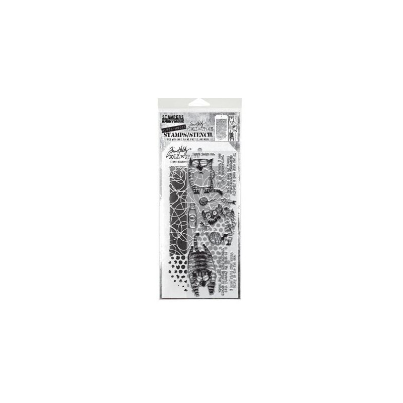 Tim Holtz Stamps/Stencil THMM110