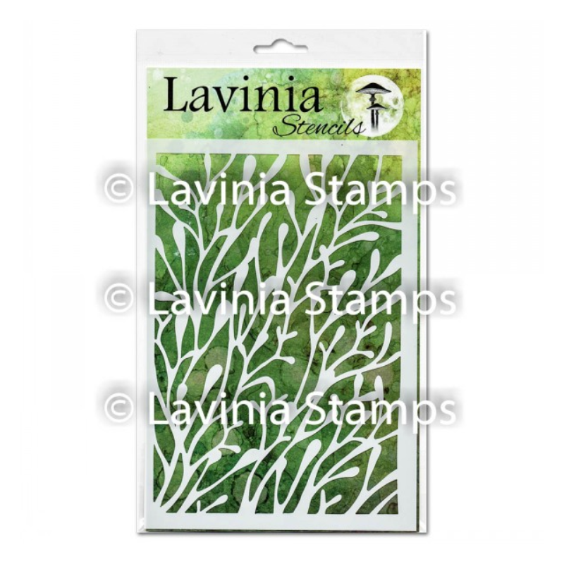 Lavinia Stencil no.3 - Coral 15x20cm