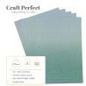 Craft Perfect • Glitter Card A4 250g Ombre Spring Meadow Opalescent Green 5 pcs