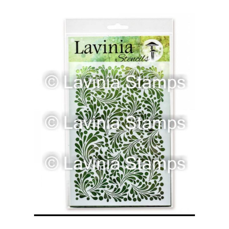 Lavinia Stencil no.14 Feather Leaf 15x20cm