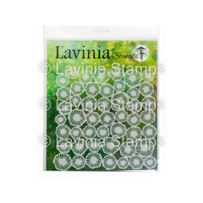 Lavinia Stencil Posy no.19  8x8 inch
