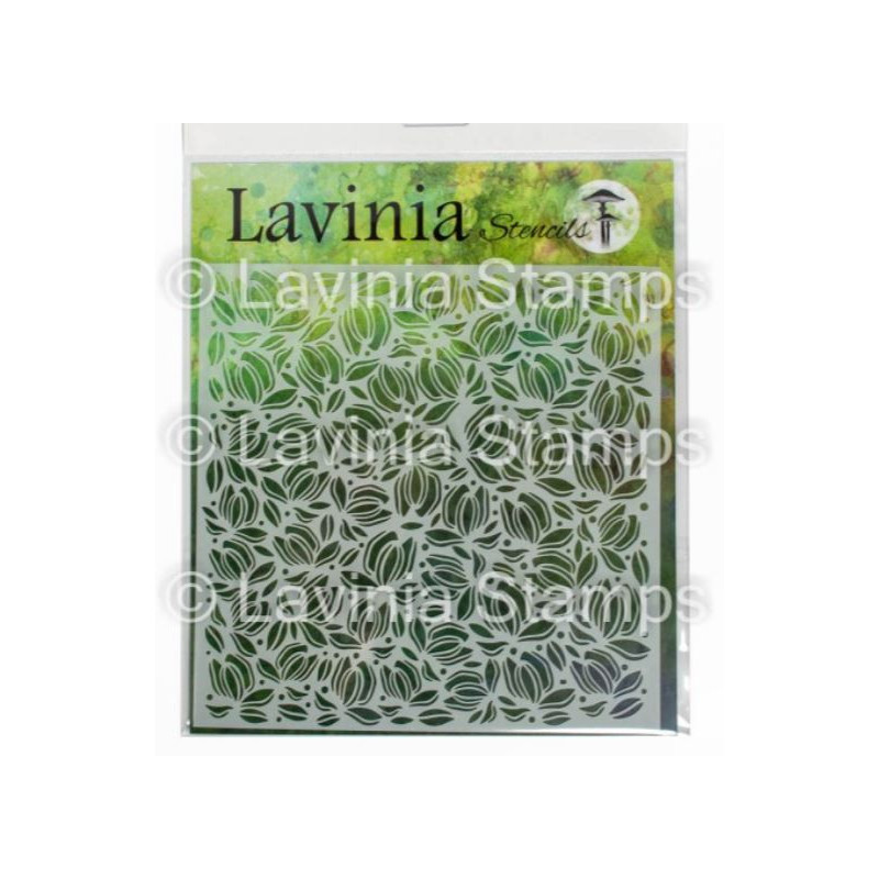 Lavinia Stencil Flower petals no.20  8x8 inch