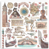 Stamperia 8X8 Venice City of ART Paper pack